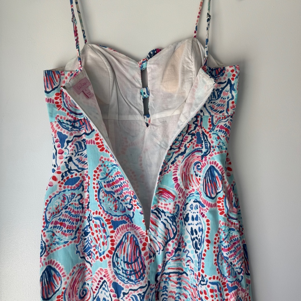 Lilly Pulitzer Mini Dress -Shell Pattern - Size 6 - Picture 5 of 6